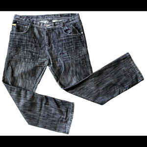 South Pole Jeans Mens Wide Leg 38 Y2K 90's Streetwear Skater Hip Hop Goth Grunge